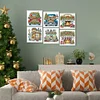 (US Only)6pcs Xmas - Diamond Painting - Partial Special Shaped Drill (Canvas|30*30cm)