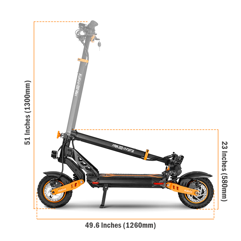 KUKIRIN G2 MAX Electric Scooter 10*2.75 Inch Off-road Pneumatic Tires 1000W  Brushless Motor
