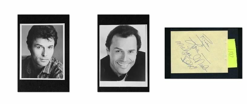 Michael Nader - Signed Autograph and Headshot Photo Poster painting set - All My Children