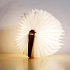 LED Wooden Book Lamp Children Reading light USB Bedside Table Lamp 3 Color Bedroom Art Decor Night Light for Kids Birthday Gift