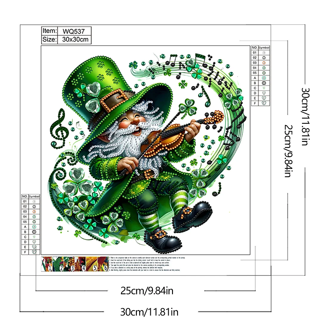 Music Elderly Special Shaped 5D DIY Partial Drill Diamonds Dots Gem Art Kits for Adults Beginners Home Decor Diamonds Paintings Gem Art 11.81 X11.81inch