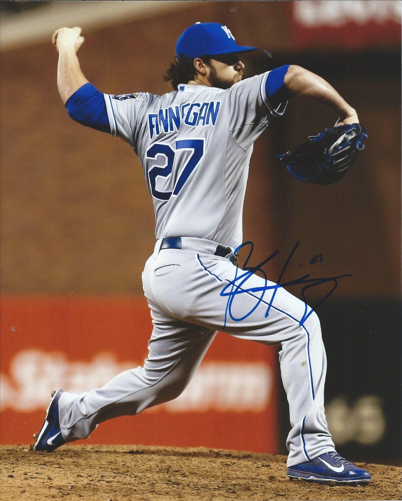 BRANDON FINNEGAN signed autographed KANSAS CITY ROYALS 8X10 Photo Poster painting w/COA