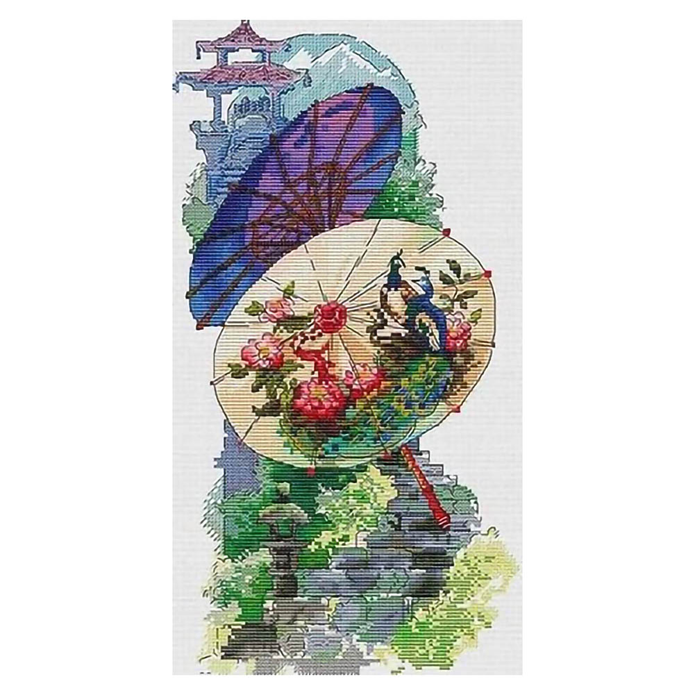 

Summer - 11CT Stamped Cross Stitch - 35*62CM, 501 Original