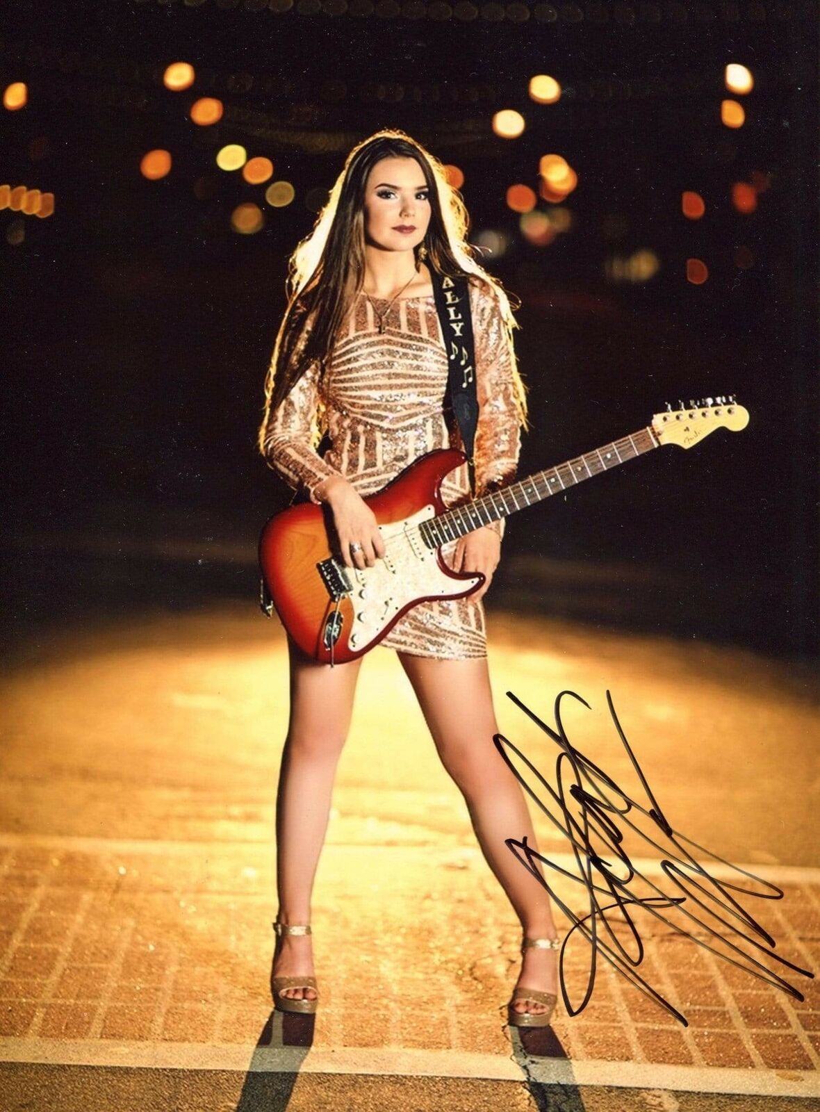 Ally Venable SINGER-SONGWRITER autograph, In-Person signed Photo Poster painting