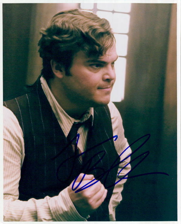 Jack Black (King Kong) signed 8x10 Photo Poster painting in-person