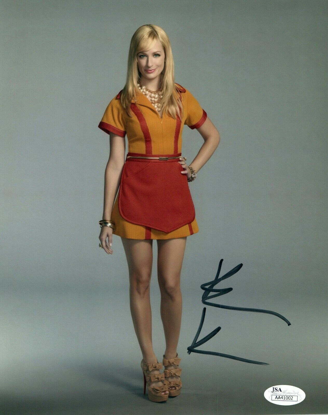 Beth Behrs authentic signed autographed 8x10 Photo Poster paintinggraph JSA COA