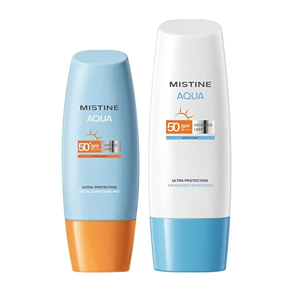 MISTINE Sunscreen for Face & Body 60ml + 70ml