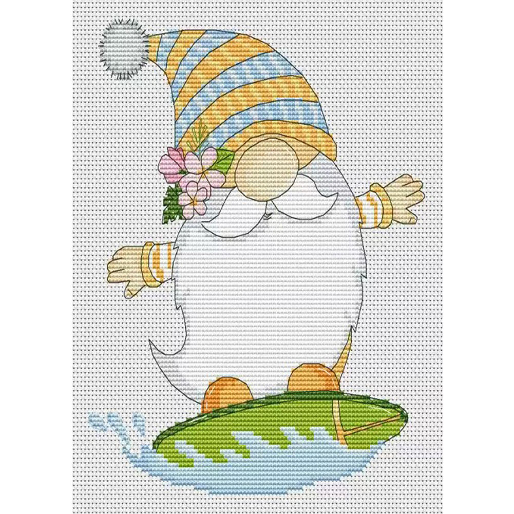 

Gnome - 11CT Stamped Cross Stitch - 30*40CM, 501 Original