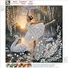 Diamond Painting-DIY Crystal Rhinestone Ballet Girl