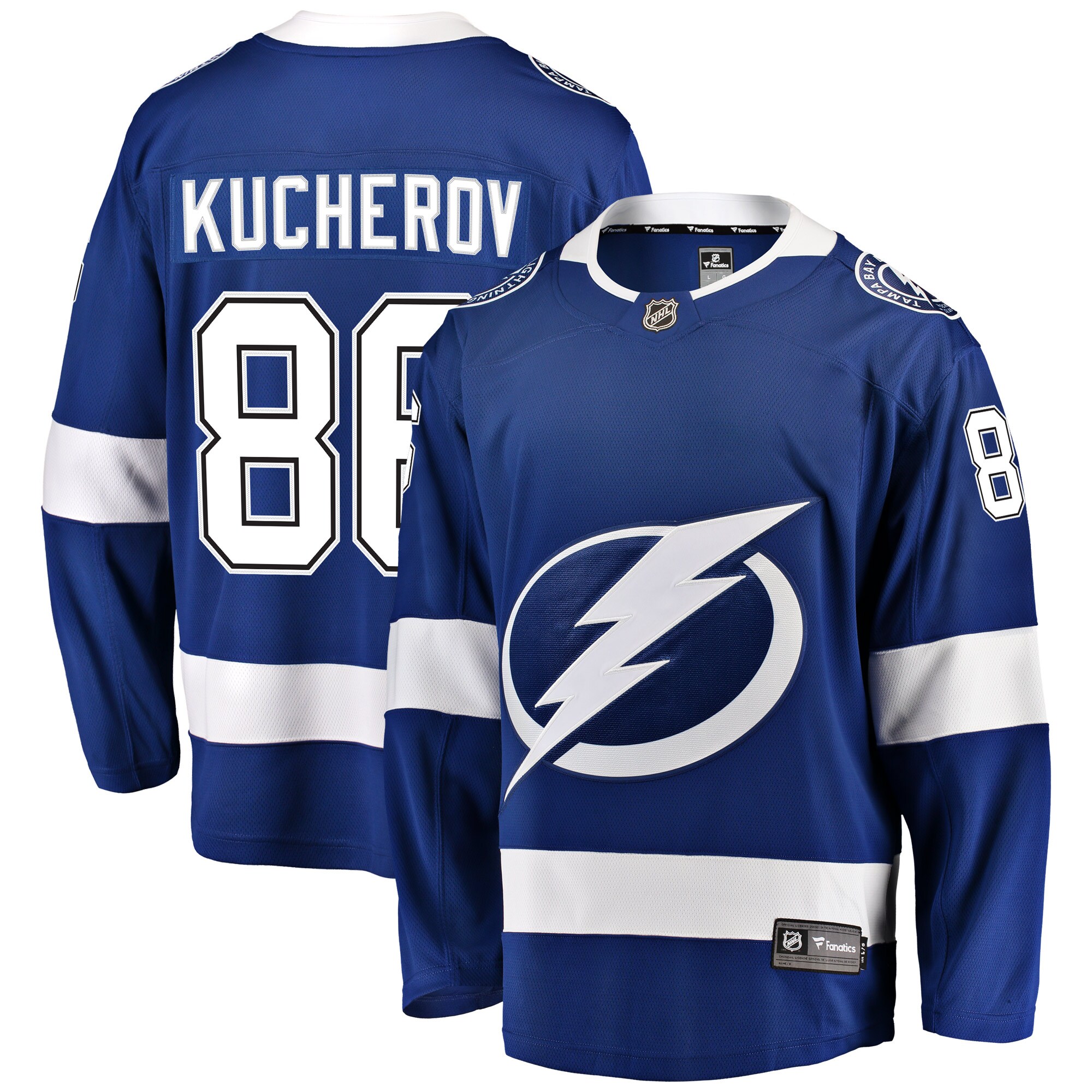 Nikita Kucherov Tampa Bay Lightning Fanatics Home Breakaway   Jersey – Blue mysite