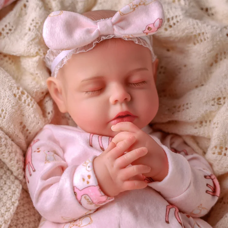 Babeside Sleeping Reborn Baby Lucy 20'' Little Infant Girl Best Gift for Kids