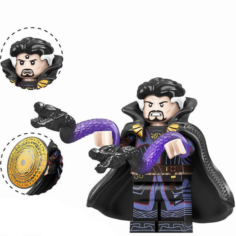 Sinister Strange (Doctor Strange) Custom Marvel Superhero Minifigure Minifigure Bricks monstertoys