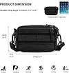Klein Molle Tasche Taktisch Utility Pouch EDC Zusatztasche Militär Pouch molle Mini Werkzeugtasche für Rucksack Multifunktional Schultertasche Crossbody Umhängetasche Bag für Wandern Camping