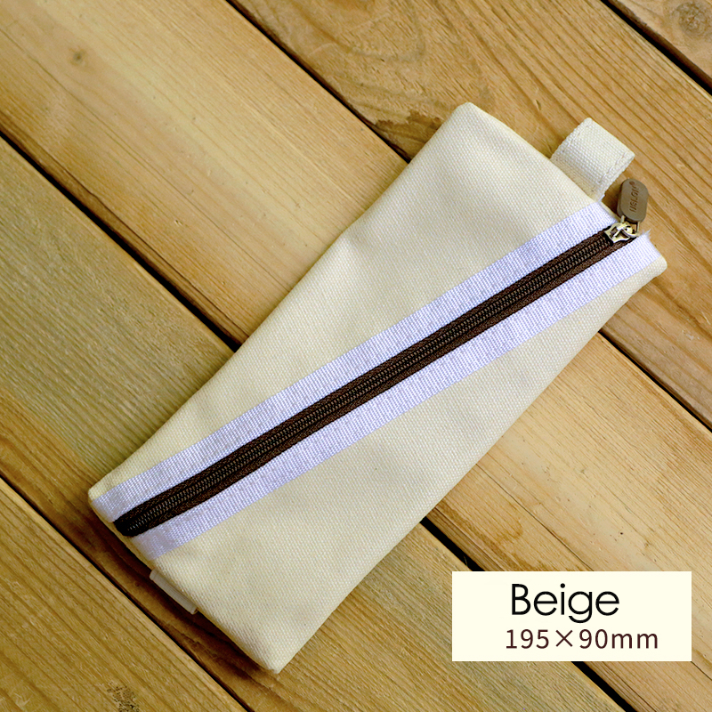 Fromthenon Simple Portable Canvas Pen Bag Notebook Pen Storage Bag Pencil Bag Stationery Storage Supplies