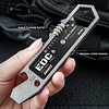 Titanium Alloy CNC Crafted Outdoor Portable Wrench EDC Multi-Function Combination Tool