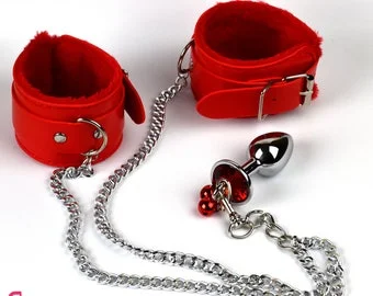 anal plug with handcuffs Handcuff Butt Plug main image 1