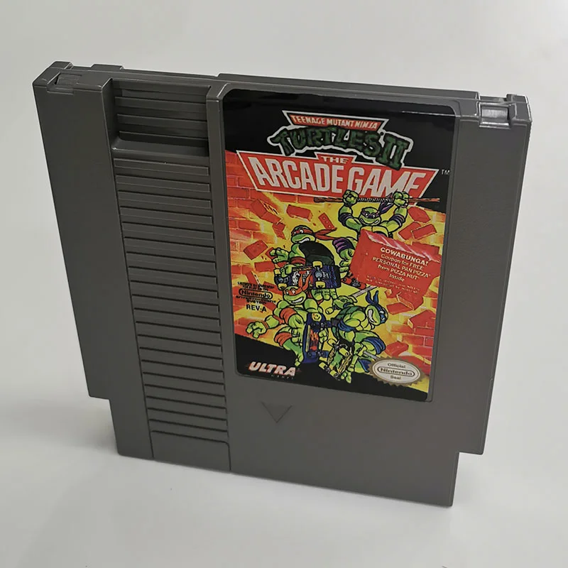 Teenage Mutant Ninja Turtles 2 - T.M.N.T 2 For Nintendo NES - 8 Bit Game Cartridge