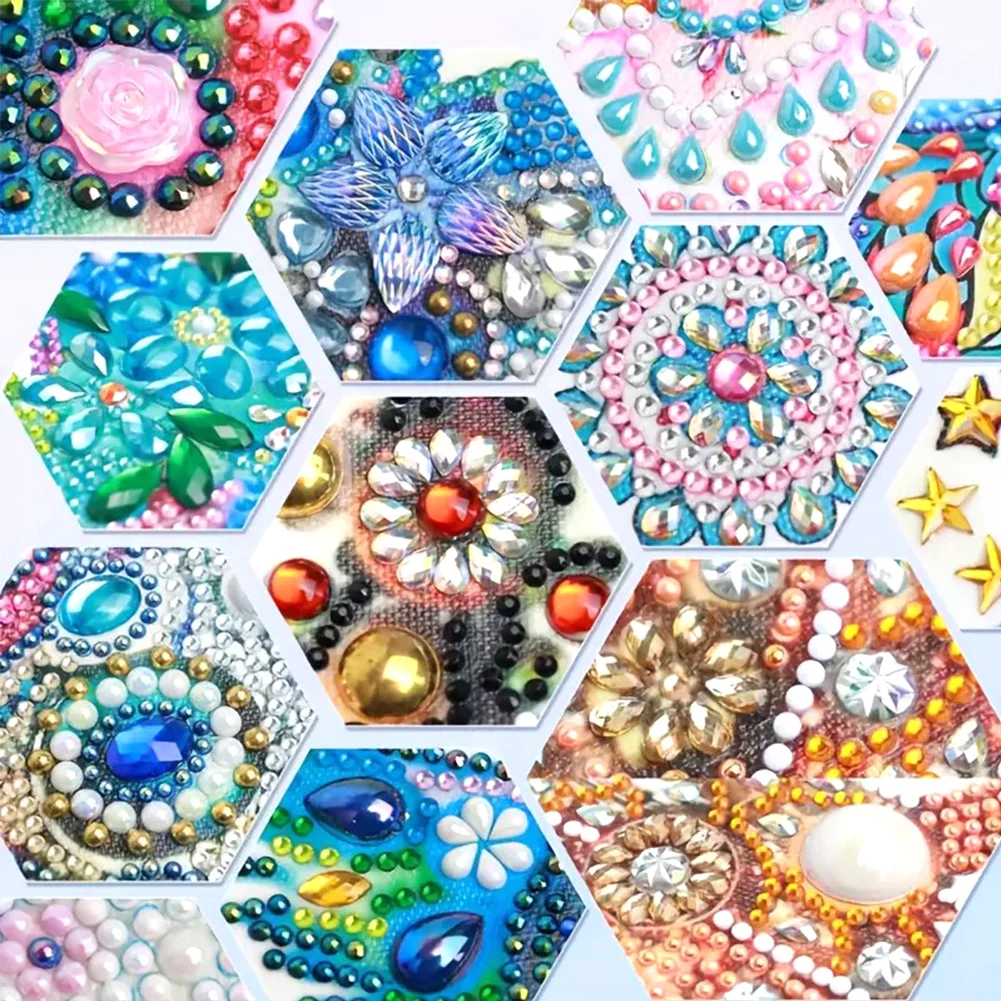 DIY Flower Diamond Painting Memo Pad Holder Mosaic Kit for DIY Art Craft