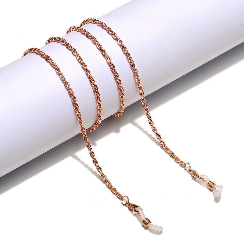 Minimalist Geometric Chain Iron Unisex Glasses Chain