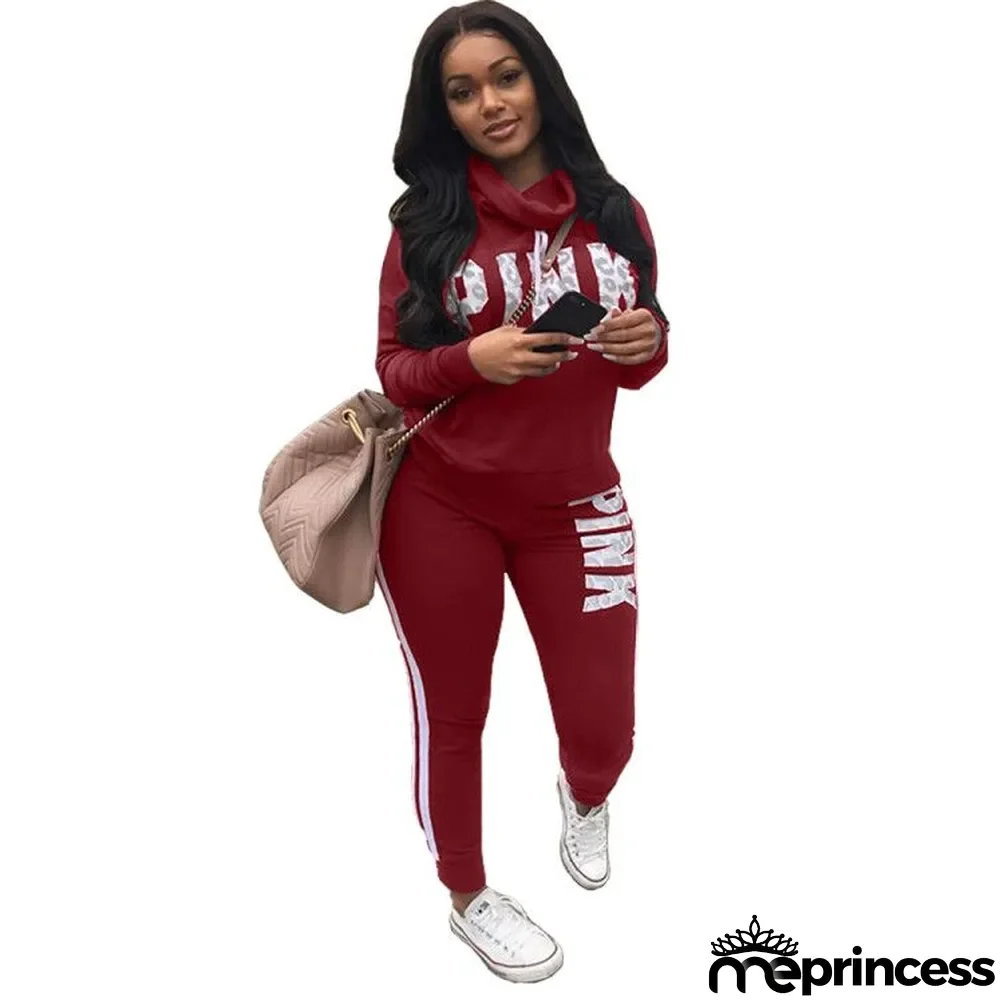 Letter Print Sportswear