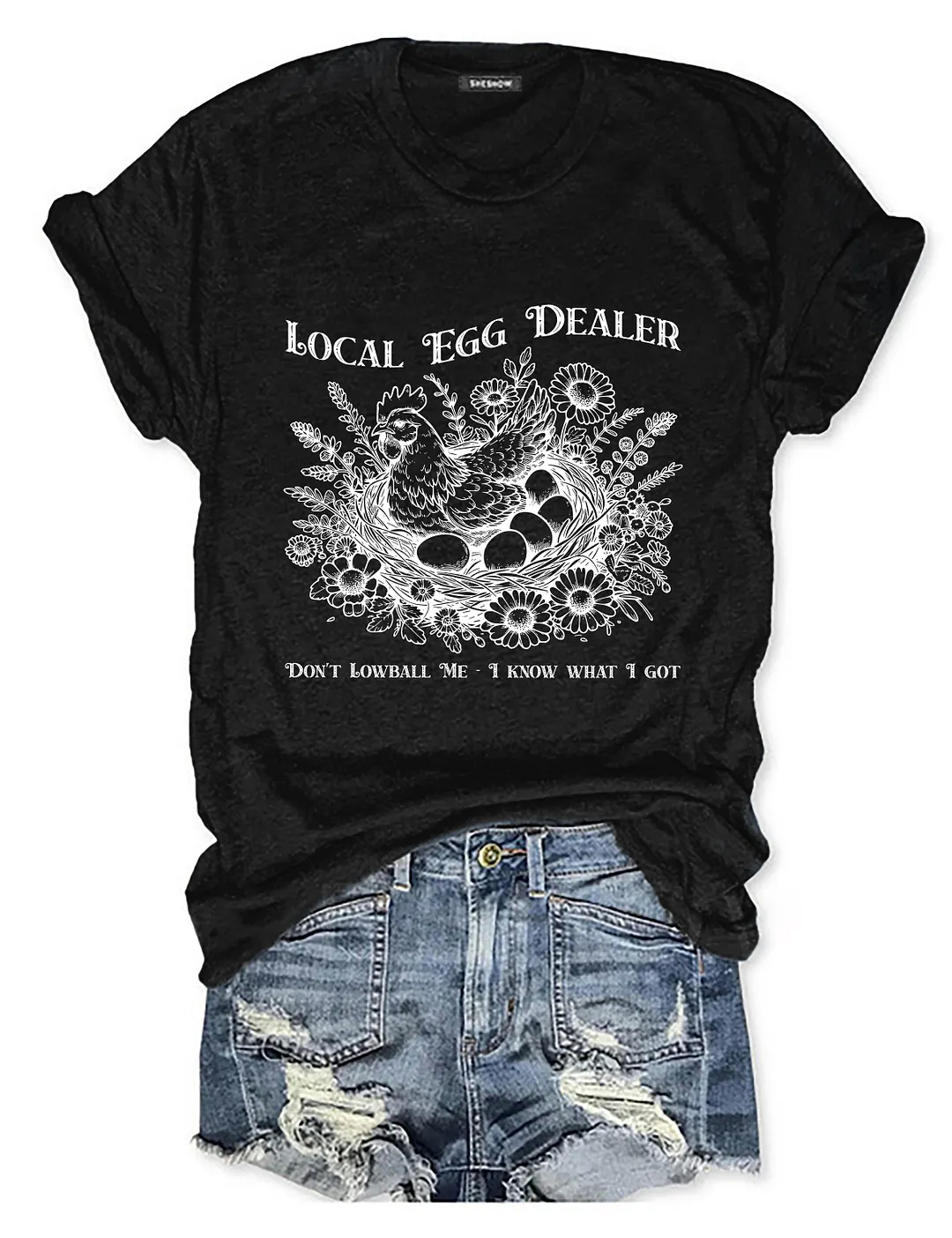 Local Egg Dealer Chicken Farm T-shirt