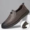 New hand-stitched casual and versatile leather shoes