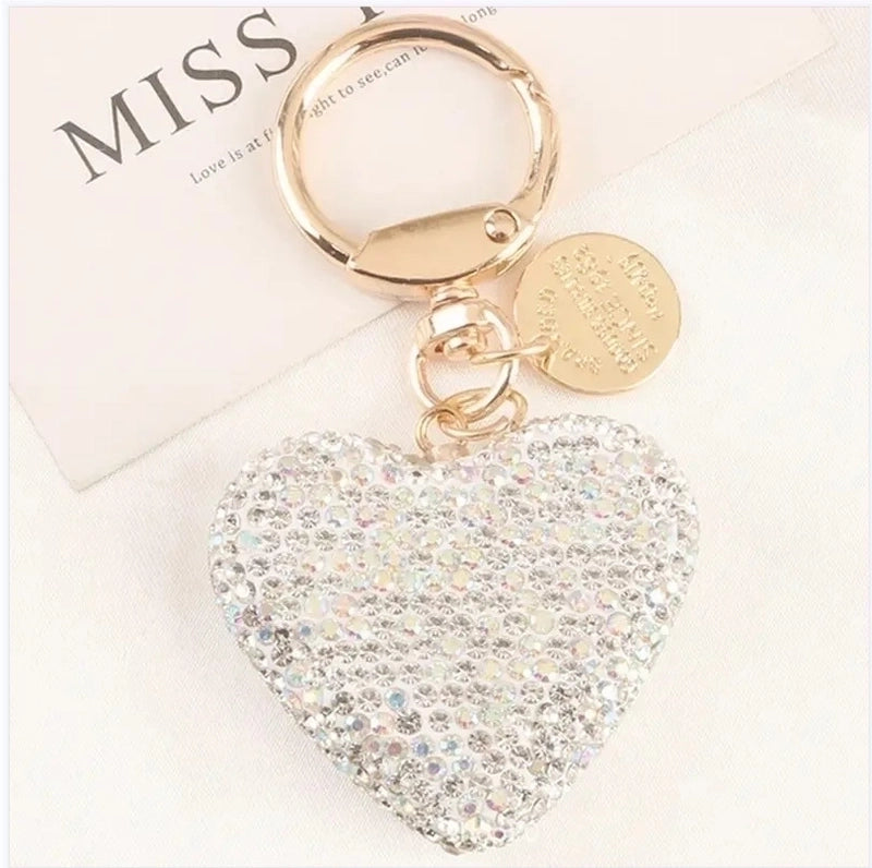Retro Streetwear Heart Shape Alloy Women’s Bag Pendant Keychain