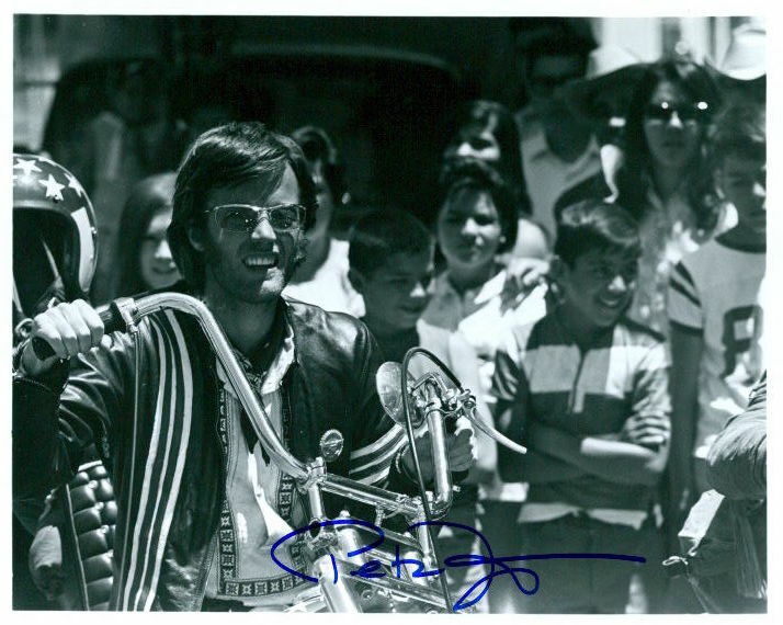 Peter Fonda (Easy Rider) signed 8x10 Photo Poster painting COA