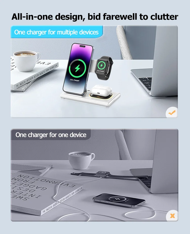 🔥Hot sale🔥4-in-1 Magnetic Wireless Charger