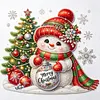 DIY Pearl Painting - Handmade Self - Adhesive Pearls - Snowman