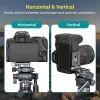 Leaplight Micro SLR Camera Folding L Plate Bracket Light Camera L Bracket Vertical Horizontal Switching Tripod Quick Release Plate