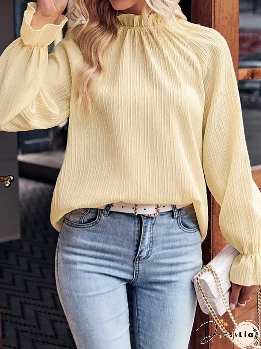 Comfortable Pleated Blouse