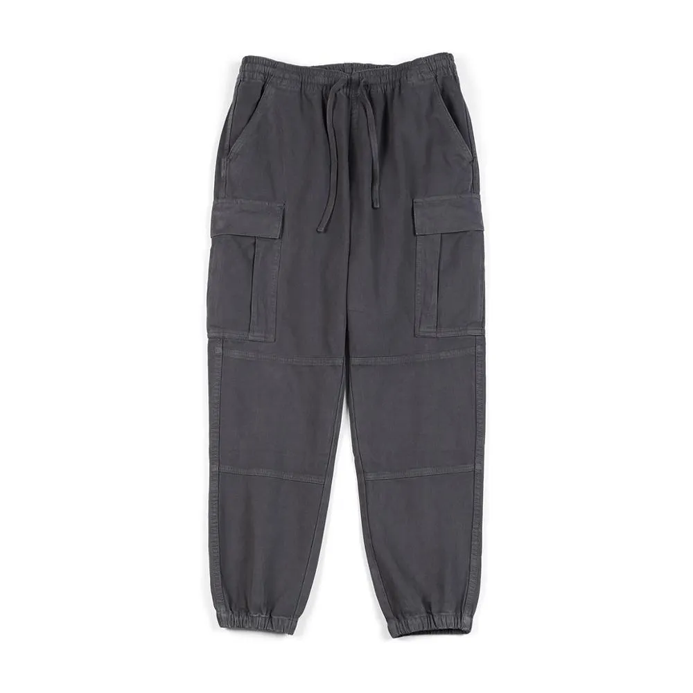 SIMWOOD 2021 Spring New Cargo Pants Men Garment Washed Vintage Drawstring Casual Trousers High Quality Brand Clothing