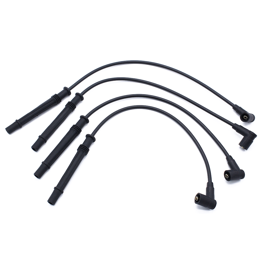 

4pcs Engine Spark Plug Ignition Wire Cable Kit for Renault 98-19 8200486877, 501 Original