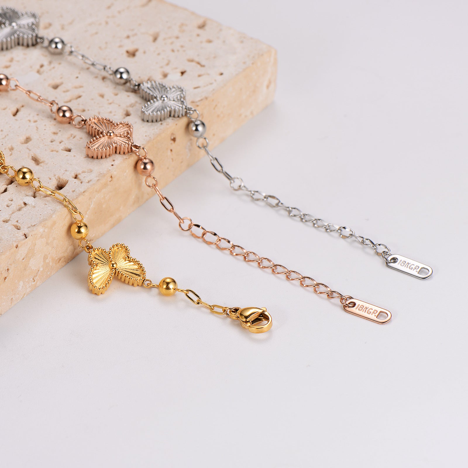 Aml Stainless Steel Three-Dimensional Butterfly Bracelet For Women Versatile Beautiful Fashionable Exquisite Jewelry Gift Bracelet For Girlfriend