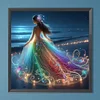 Diamond Painting-DIY Full Round Drill Girl(40x40cm)