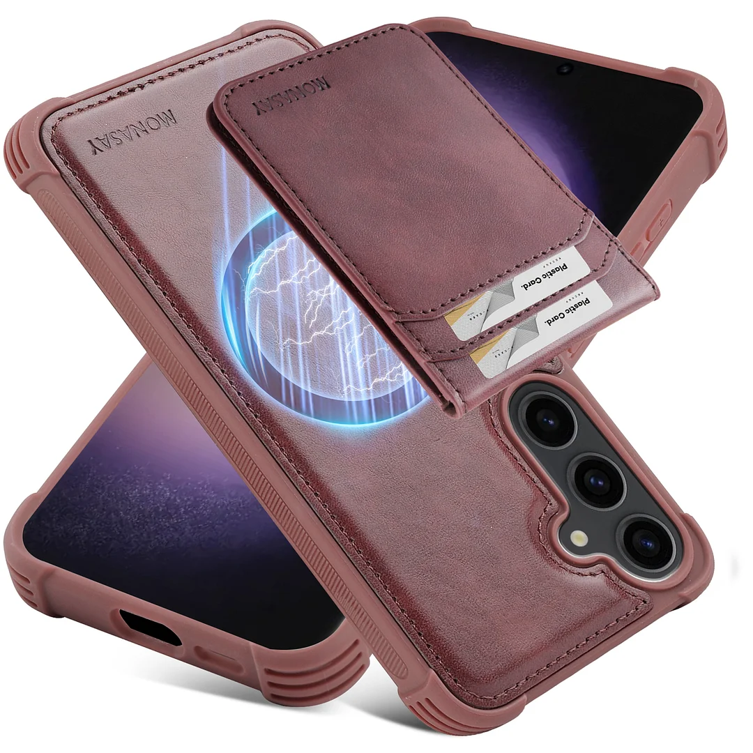 MONASAY Magwallet Case Fit for Samsung Galaxy S24 Plus