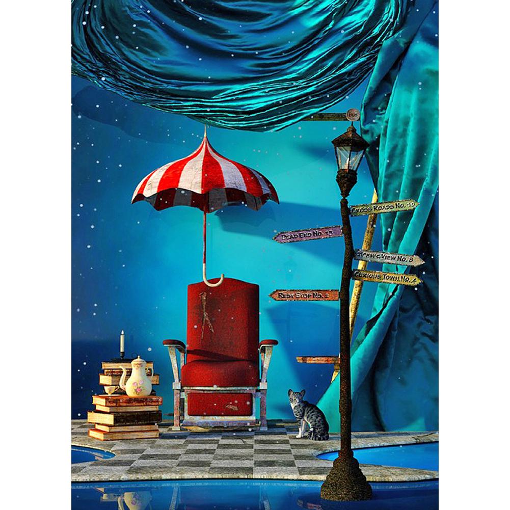 

Umbrella House Sofa - Round Drill Diamond Painting - 30*40CM, 501 Original