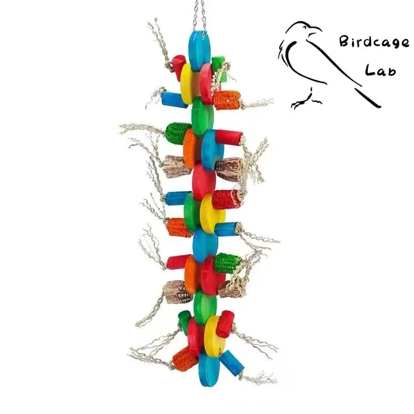 Large Parrots Starfruit and Corn Cob Chewing String  Birdcagelab