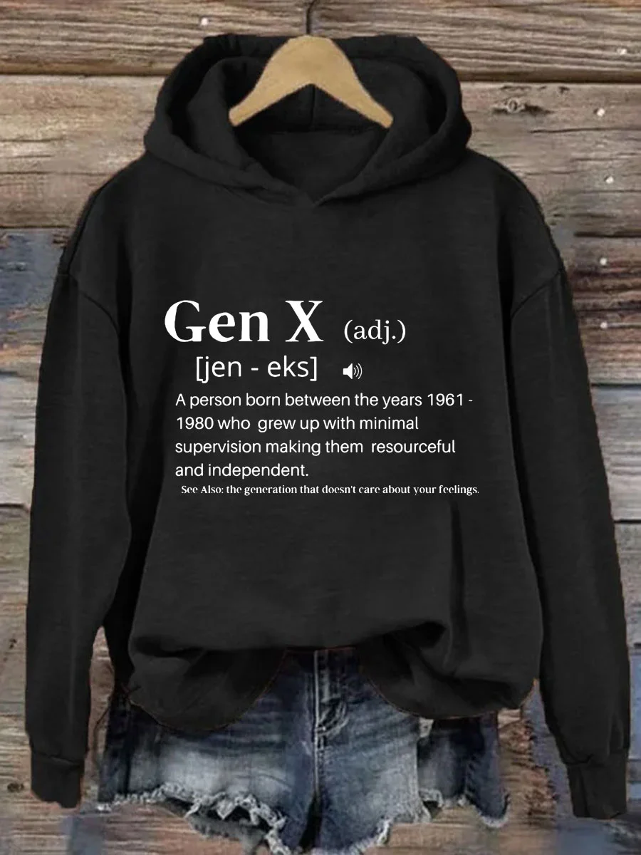 Gen X Hoodie
