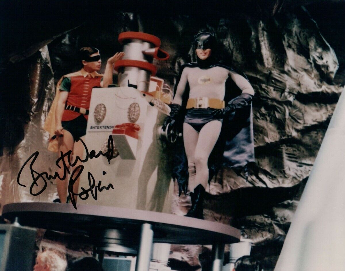 Burt Ward Signed Autographed 8X10 Photo Poster painting Batman w/Batextention Color w/ JSA