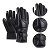 Electric Heated Gloves Touchscreen Hand Warmer Thicken PU Thermal Cycling Glove