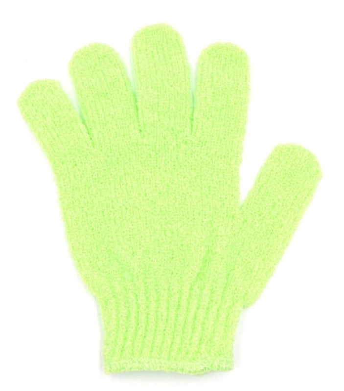 Minimalist Solid Color Nylon Bath Gloves