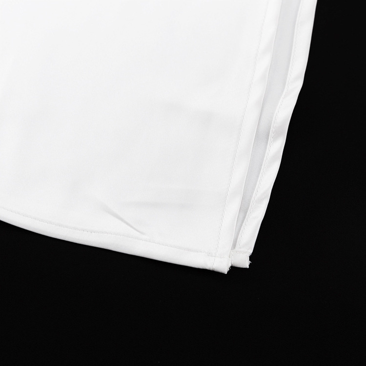 Ootddress White Satin High Waist Long Skirt For Women Zipper Side Split Slim Elegant Party Maxi Skirt Y2k Outfit Female Long Skirt
