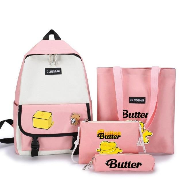 Butter Backpack Set - Gotamochi Kawaii Shop, Kawaii Clothes