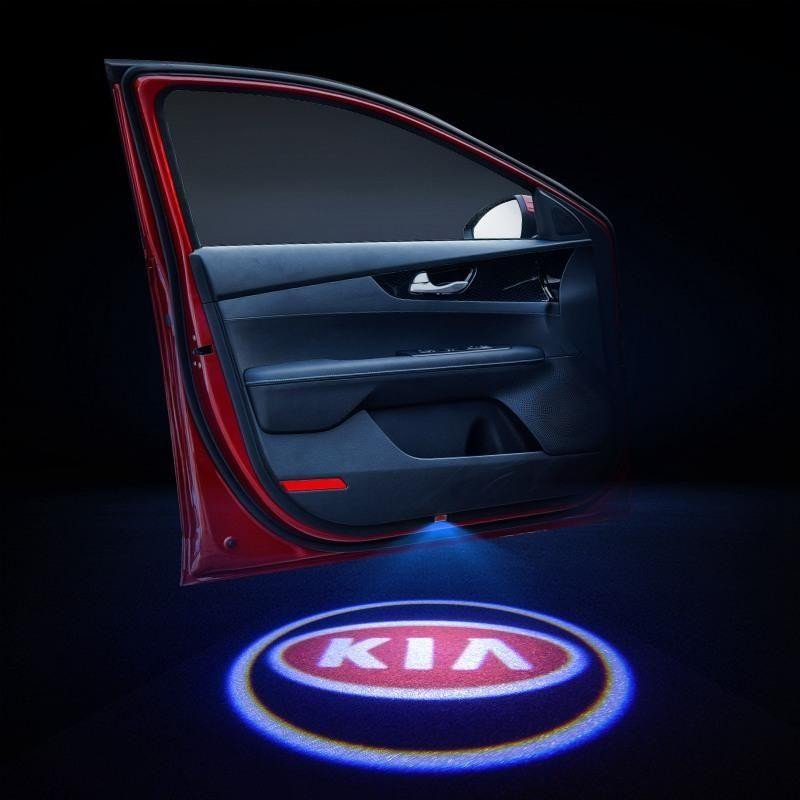 2x Logo LED Door Light Laser Projector Ghost Shadow for KIA voiturehub dxncar