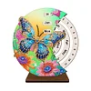 Special Shape Flowers Butterfly Diamond Painting Spinning Calendar for Beginners