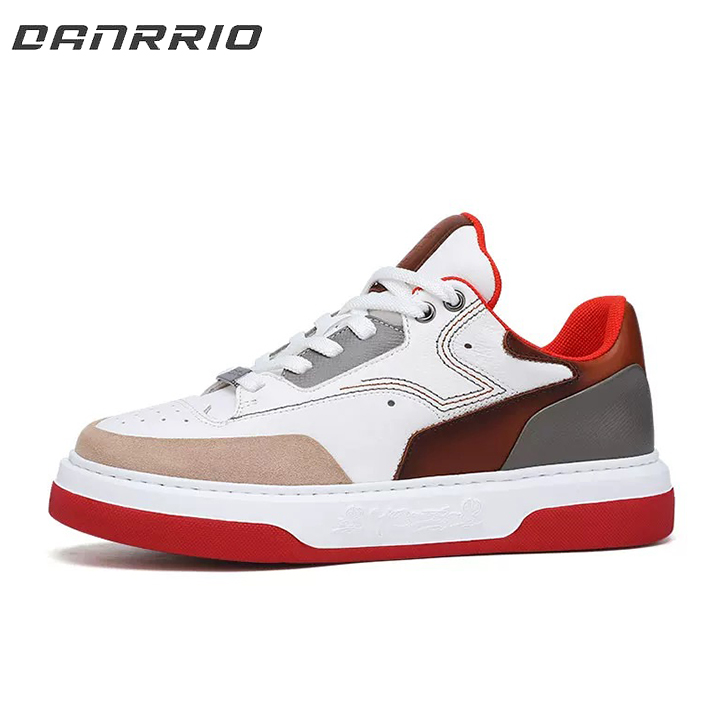 DANRRIO Luxury Skate Shoes | Leather Breathable Fashion Cowhide Sneakers DANRRIO.COM DANRRIO