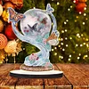 DIY Butterfly Crystal Ball Diamond Painting Single-sided Wooden Desktop Ornaments