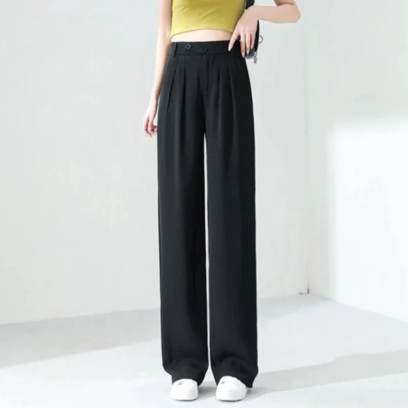 Woman's High waist wide leg pants  Loose Pants(Buy two for free shipping）